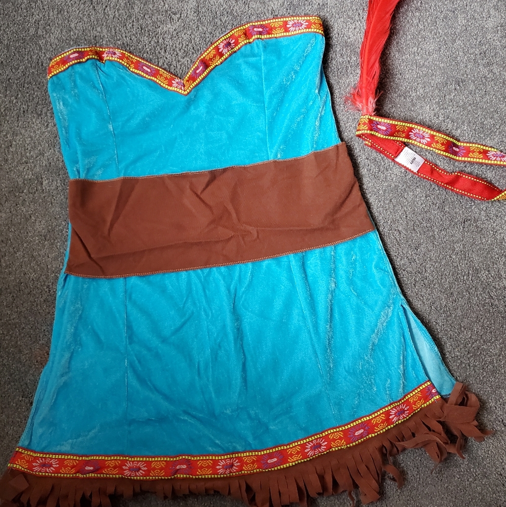 Native American women's Halloween costume dress